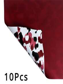 10Pcs Flower Wrapping Paper European-Style Waterproof Bouquets Wrapped With Flower Paper Flower Shop Materials Gift Packaging