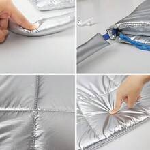 1PC Simple Y2K Silver Magnetic Pillow Bag Apple Computer Bag Suitable For 13 Inch MacbookAir 14 Inch MacbookPro Inner Bag Back To School - Silver - View 5