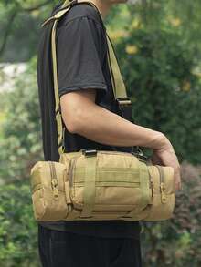 Men's Outdoor Fishing Water-Resistant Running Waist Bag, Camera Photography Pack, Multi-Function 3P Magic Waist Pack - Multicolor - View 3