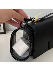 2Pcs Mini Convenient Transparent Cable Storage Box, Used For Storing Data Cables, Chargers, Headphones, Accessories, Etc., Suitable For Use As A Key Bag During Outdoor Travel
