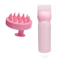 Garrafa Aplicadora de Óleo para Cabelo de Salão, Pentes Profissionais de Coloração para Cabeleireiros, Suprimentos de Coloração de Barbearia, Grampos de Cabelo, Acessórios de Cabelo