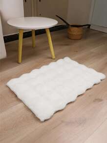 1 pieza Alfombra de peluche cuadrada de suave crema francesa, adecuada para gatos y perros, mini alfombra multifuncional para dormir y ocio, cómoda y fácil de cuidar, ¡un regalo ideal de suministros para mascotas! Cama de descanso para mascotas para invierno y todas las estaciones, 5 opciones de color