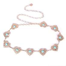 New Boho Hollow Heart Chain Waist Belt, Vintage Unique Waist Chain Accessory, Versatile Fashion Charm