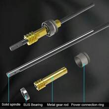Vara de Pesca Marinha Telescópica de 1,8 m a 3,6 m, com Carretilha Opcional, Empunhadura de Cortiça Cinza, Multifuncional para Carpas, Portátil para Viagens, Equipamento de Pesca