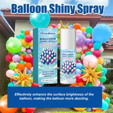 100ml Balloon Spray, It Enhances The Atmosphere Of Balloons And Has A Long-Lasting Effect, Creating A Textured Spray. Balloon Spray Enhances The Shine Of Balloons With A Long-Lasting Effect.