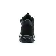 Indestructible New Men's Safety Boots, Anti-Slip Wear-Resistant Rubber Soles, Stylish And Comfortable Work Boots, Casual Hiking Shoes - 黑色 - 查看 4