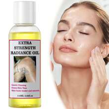 MOOYAM 110ML Aceite radiante para piel oscura, Aceite radiante amarillo con Salicilato de sodio y Hialuronato de sodio, Aceite exfoliante de fuerza extra, Solución exfoliante y peeling para el Body en todo tipo de piel