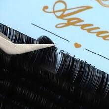 Aguud 16 Rows CC Mix Volume Classic Natural Matte Black Lash Extensions Value Pack Korean Pbt Fiber Velvet Cashmere Eye Lash Trays 0.03/0.05/0.07/0.10 Individual Extent Eyelash Extensions - CC - 查看 2