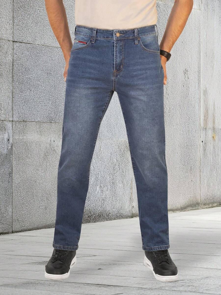 Praga Men TM Jeans de diseño clásico para hombres, Jeans Básicos de Trabajo, Jeans para Hombre,Men's Classic Regular Jean, Jean de Corte Holgado, Pantalón de Mezclilla, Diseño Clásico Y Chic Para Negocios, Vaqueros de moda para hombre, vaqueros slim fit casuales y versátiles, Hombres Jeans rectos con bolsillo oblicuo delgado, Jeans de mezclilla para caballero corte Contemporáneo, Jeans para hombre en negro, tela suave y elástica, ideal para estilos casuales y versátiles, Hombres Jeans con bolsillo oblicuo, Pantalón Slim para Hombre, Pantalones de Moda Mezclilla Ajustados Elásticos, Jeans Clásicos de Hombre con Bolsillo, Vaqueros elásticos de pierna pequeña Slim para hombre