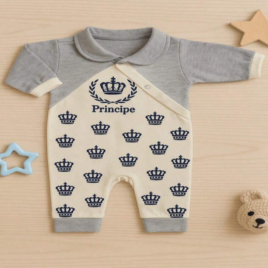 Baby Boys Bodysuits - Gris - Ver 1