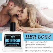 Her Loss Pheromone Cologne For Men – 3.4oz (100ml) | Long-Lasting Confidence & Raw Attraction | Perfect Gift For Him | Ideal For Valentine's Day, Christmas, Birthdays, And Special Occasions - Baby Blue - View 4
