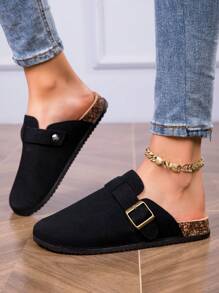 Women Fashion Solid Color Headwrap Slipper - Women Casual Slipper