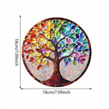 1 pièce Autocollant de décoration de fenêtre capteur de soleil, style nordique bohème, film autocollant de verre anti-collision et antistatique, pour la décoration de la maison, cadeau de pendaison de crémaillère, décoration scolaire, surprise scolaire, décoration de dortoir, rentrée des classes