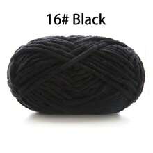 50 g/paquet, 60 m/paquet de fil à tricoter épais fait main (couleur aléatoire) pour tricoter des écharpes, crocheter des chaussures, des poupées et plus