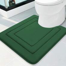 1pc Memory Foam Bath Mat Anti Fatigue Kitchen Rugs Vintage Absorbent Non Slip Cushioned Rug Stain Resistant Waterproof Long Strip Floor Mat Comfort Standing Mats Living Room Bedroom Bathroom Kitchen Sink Laundry Office Area Rug Runner Home Carpet Room Decor Bathroom Accessories Back To School Entryway Decor - Green - View 14