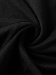 EARO Chic Women's Sexy Off-Shoulder Fitted T-Shirt, Spicy Sweet And Versatile - Black - View 5