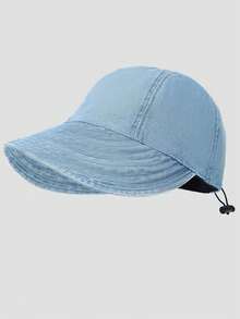 Gorra de béisbol plegable de color oscuro, sombrero de sol casual y versátil, adecuado para viajes, primavera y otoño - Multicolor - Ver 10