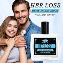 Her Loss Pheromone Cologne For Men – 3.4oz (100ml) | Long-Lasting Confidence & Raw Attraction | Perfect Gift For Him | Ideal For Valentine's Day, Christmas, Birthdays, And Special Occasions - Baby Blue - View 5