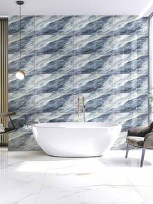 20 pezzi Adesivi per piastrelle da parete in marmo 3D, impermeabili e resistenti all'umidità, pannelli finti in alluminio-plastica autoadesivi, pannelli per pareti in marmo da incollare, carta da parati per decorazione della casa, adatti per soggiorni, cucine, soffitti, decorazione pareti del bagno