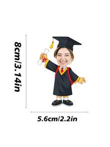 1PC Personalized Graduation Photo Custom Headshot Decoration Hanging, Acrylic Custom School Graduation Memorial Hanging, Boys And Girls Graduation Portrait Custom Decoration, Perfect Graduation Gift, The Perfect Graduation Gift For Students And Teachers