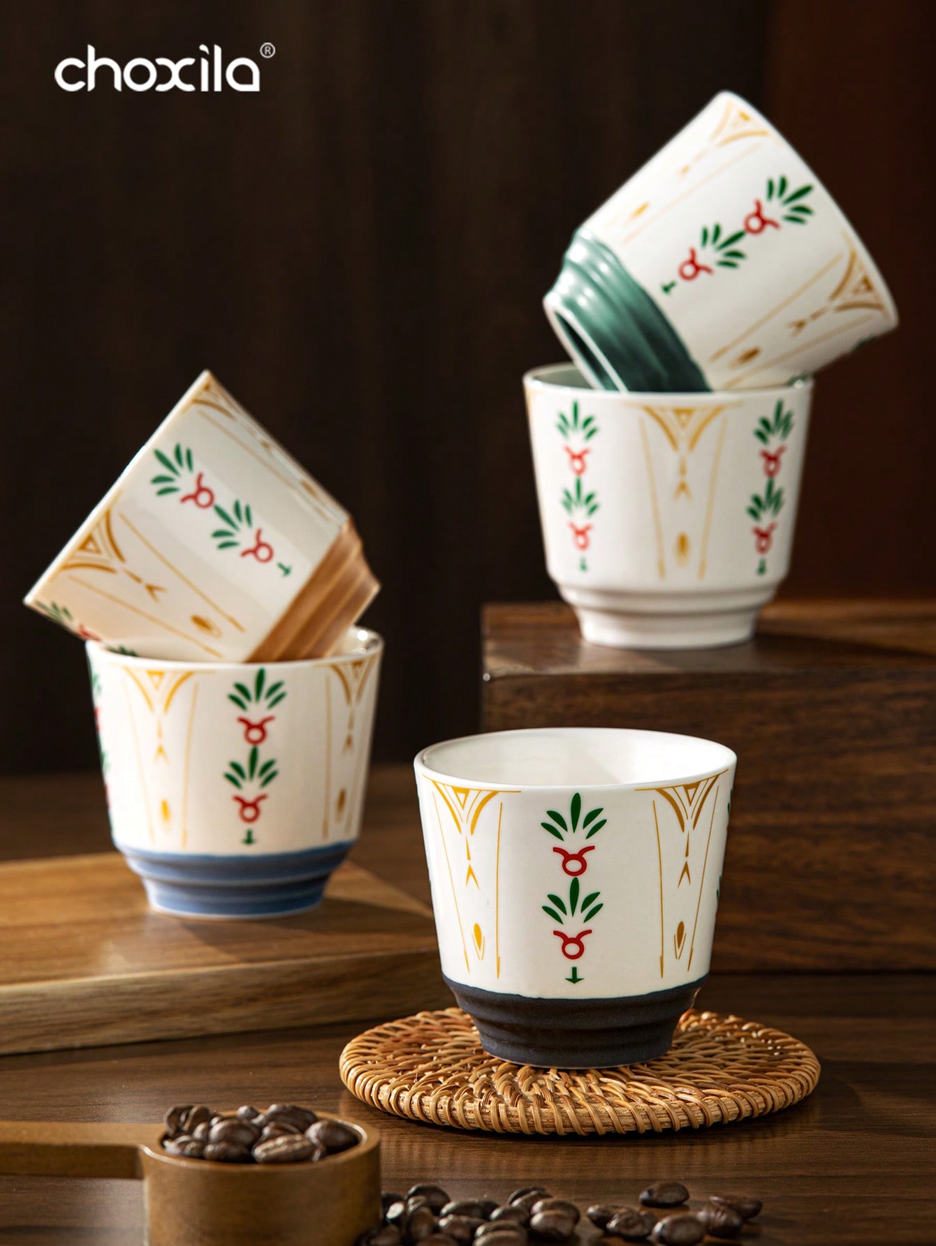 choxila كوب قهوة سيراميك سعة 150 مل، كوب قهوة سعود...