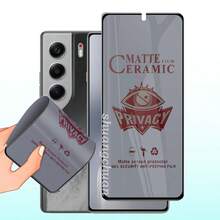 Camon 40 三合一套装：手机壳 + 防窥屏幕保护膜 + 镜头膜 + 柔软透明防震壳 - 2# 3IN1 - 查看 3