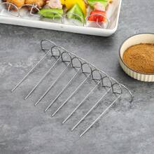 10/20 packs de brochettes pour friteuse à air, mini support à brochettes en acier inoxydable, présentoir vertical pour autocuiseur, four grille-pain, barbecue, crevettes, steak, légumes, poulet