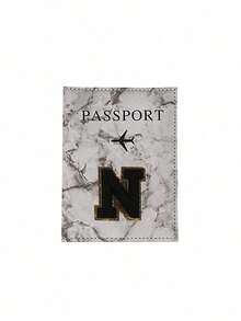 1 chiếc bao đựng hộ chiếu, màu đen, thêu chữ cái A-Z, kiểu dáng cổ điển, chống trộm RFID, thiết kế nhỏ gọn, ví đựng hộ chiếu, hộp đựng hộ chiếu, túi đựng hộ chiếu, bao đựng hộ chiếu bằng da PU dùng cho du lịch nghỉ dưỡng, phụ kiện du lịch công tác và dã ngoại, ví đựng hộ chiếu du lịch tiện dụng. - Xám - Xem 14