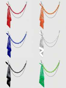 Hip-Hop Style Cashew Flower Waistband, Street Dance Accessories Include Scarf, Pants Chain, Bag Charm, Keychain, Multipurpose Fall, Autumn, Halloween