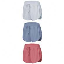 EXARUS 3-Pack Girls Shorts Running Athletic 2 In 1 Workout Dolphin With Pockets Sports Cheer Track For Kids 6-14Y - SET5 - View 2