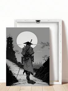 1張古代武士海報帆布畫,適用於客廳、臥室、書房、遊戲室之家居裝飾品 - 彩色 - 查看 5