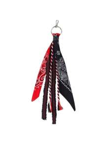 1 pieza Cadena tipo cintura con estampado de flor de anacardo estilo Hip-Hop, accesorio de decoración de cadena para pantalones de moda callejera, regalo del Día del Padre para hombres y estudiantes