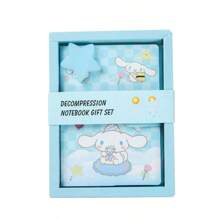 Sanrio 1pc Sanrio Cute Stress Relief Notebook, Creative Diary Journal Gift For Students, Stationery School Supplies,Back To School