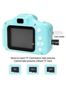 Mini cámara digital para niños toma fotos y videos juguetes SLR pequeño HD videocámara portátil regalo educativo creativo niños - color aleatorio - Ver 5