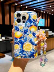 Blau mit Umhängeband