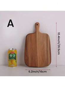 1 Pc Rosewood Cutting Board - Wooden Kitchen Tray, Stylish Long Handle, Solid Wood, For Meat, Cheese, Bread, Vegetables And Fruits - Charcuterie Board Cheese Serving Platter, Perfect For Gourmet Slicing And Display, Essential For Modern Farmhouse Kitchen. Mother's Day Gift, Wedding Kitchenware. Christmas Gift.