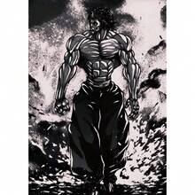 1 件/3 件墙面艺术海报可选框架/流行肌肉男动漫 B-Baki The G-Grappler 海报粘贴墙面艺术印刷防水家居客厅卧室酒吧美学装饰 - 彩色 - 查看 19