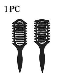 1 pièce Nouvelle brosse bouclante améliorée avec des poils et un design spécial, brosse bouclante spécialement conçue pour les cheveux bouclés, pour façonner et coiffer les boucles pour hommes et femmes, réduisant les tiraillements et la séparation des boucles. Brosses à cheveux, peignes, outils capillaires, produits et accessoires capillaires pour les essentiels de voyage de salon de coiffure, de retour à l'école, de vacances, accessoires capillaires pour femmes