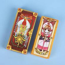 1 套库洛牌 - - 魔法少女 - 各种旋转设计、动漫商品、占卜卡、节日/生日礼物、万圣节、圣诞节、礼物、玩具、游戏