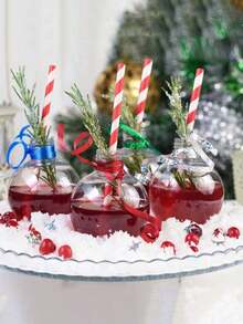 25pcs Glitter Bow Decor Straws, Cute Cartoon Stripe Paper Straws,Tableware For Kitchen Dining Supplies Birthday Party Wedding Gender Reveal Bridal Shower Decorations Party Supplies,School Supplies - Multicolor - View 4