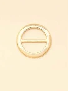 1 Stück Kragen Krawattenklammer für Frauen, Tuch Clip, Gürtelschnalle, modischer Metall Kleidung Ring Accessoire, geeignet für T-Shirts