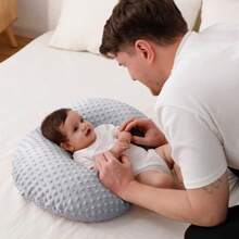 Oreiller de grossesse, oreiller de soutien lombaire pour le sommeil sur le côté, oreiller de soutien du ventre pour le sommeil sur le côté, coussin lombaire de soutien du ventre pour la mère enceinte dormant sur le côté, oreiller d'allaitement, oreiller en forme de U détachable et lavable, oreiller d'allaitement en forme de U, oreiller de soutien lombaire, soutien du ventre et protection lombaire pour le sommeil sur le côté pendant la grossesse
