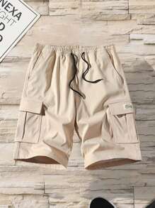 Workwear Shorts For Men: Thin And Loose-Fit American-Style Casual Pants With Big Pockets, Bermuda Shorts For Men's Streetwear