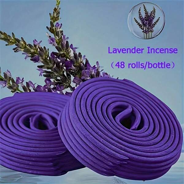 40pcs Citronella Incense Coils - Natural Lavender & Lemongrass Scents For Outdoor, Poolside, Patio, Porch, Deck, Camping & Hiking - Ideal For Halloween, Christmas, Easter Decor, Hiking Accessories