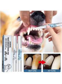 Integrated Pet Shampoo, Teeth Cleaning Pen, Five-In-One Care, Plant Essence, Nourishing, Anti-Tangling, Easy To Comb And Wash, Universal For Dogs And Cats, Tartar Cleaning Pen For Dogs And Cats, Tartar Cleaning Tool