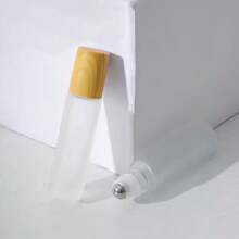 Sanded Transparent 5ml 10ml Wood Grain Cap Ball Bottle Essential Oil Air Freshener Sub Bottle Travel Portable