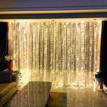 Novelty Indoor Decorative Lamp, USB Powered With Remote Control (Batteries Not Included), 8 Flashing Modes, Timing Function, Holiday Window Curtain Hanging Light For Christmas, Valentine's Day, Halloween And Other Festive Atmosphere Decoration, Single Party, Wedding Ceremony, Carnival Night