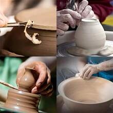 Kit 30 peças De Ferramentas Profissional Escultura Em Cerâmica De Argila Entusiasta da cerâmica - Multicolorido - Visão 3