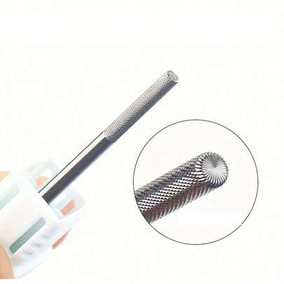 3XF 角质层指甲钻头，安全钨钢角质层去除钻头，指甲下清洁器，死皮指甲准备，3/32英寸，适用于电动指甲锉