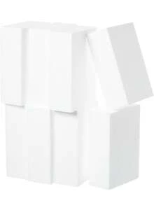 20块/10块/8块/1块/2块/4块/6块 5.51英寸 x 3.14英寸 x 1.77英寸 - 干湿花泥砖，绿色聚苯乙烯泡沫块，适用于插花、花艺设计、园艺、婚礼等。 - 白色泡沫 - 查看 10